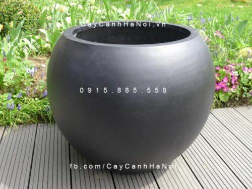 Chậu cây cảnh composite iPot tròn | IP-00045