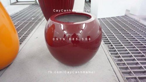 Chậu cây cảnh composite iPot tròn | IP-00045