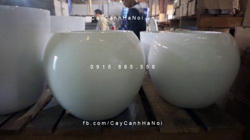 Chậu cây cảnh composite iPot tròn | IP-00045