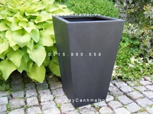 Chậu nhựa composite iPot vát đáy cao cấp| IP-00164