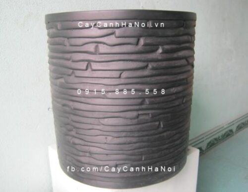 Chậu nhựa trồng cây composite iPot tròn| IP-00026