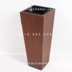 Chậu composite trồng cây cao cấp thông minh | 1014S (Vân gỗ)