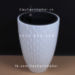 Chậu composite trồng cây cao cấp thông minh | 1100S (Trắng bóng)