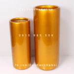 Chậu Composite Anber trồng cây cao cấp | 1232 (Vàng gold)