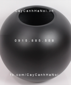 Chậu Composite Anber trồng cây cao cấp | SE8889 (Đen mờ)