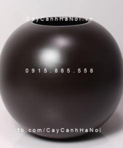 Chậu Composite Anber tròn trồng cây cao cấp | SE8889 (Nâu mờ)