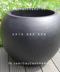 Chậu cây cảnh composite iPot tròn | IP-00045