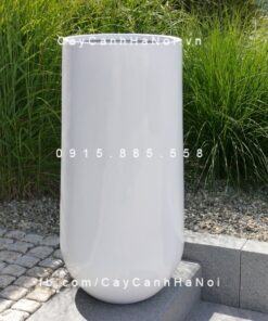 Chậu composite iPot cây cảnh tròn cao| IP-00035