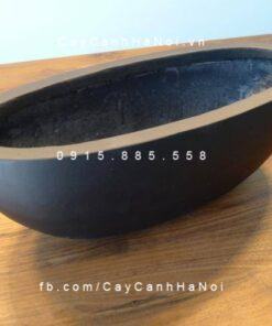 Chậu hoa composite iPot oval độc đáo| IP-00065