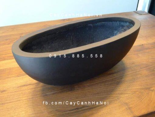 Chậu hoa composite iPot oval độc đáo| IP-00065