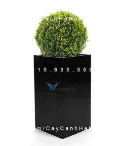 Chậu nhựa composite Havico vuông cao| HVC-00036