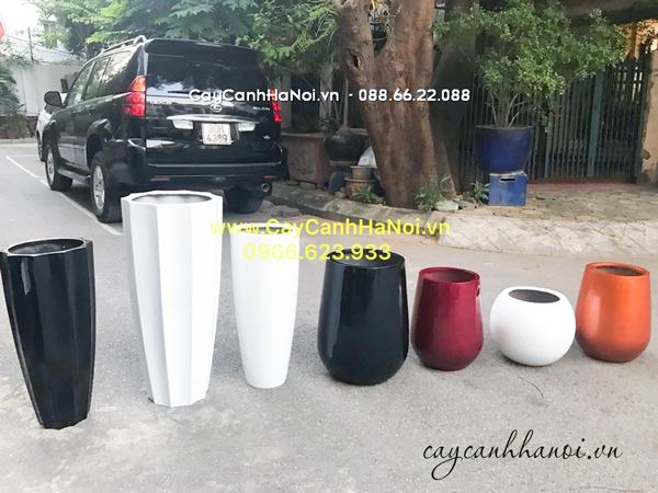 Chậu composite đa dạng về màu sắc