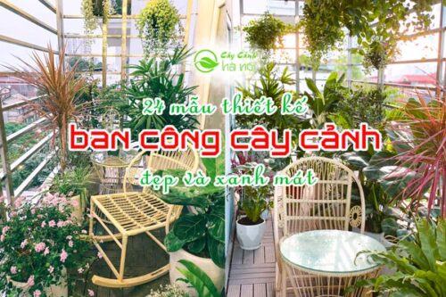 Mẫu thiết kế ban công đẹp và xanh mát