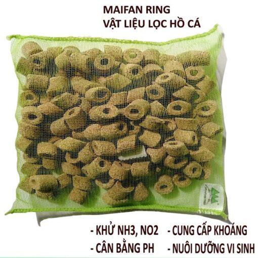 Ứng dụng sứ khoáng Maifan ring lọc hồ cá