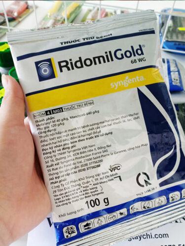 Thuốc trị xoắn lá ridomil gold 68wg