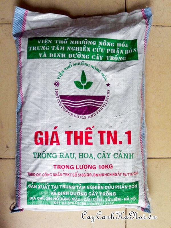 Giá thể TN.1 trồng rau cây cảnh