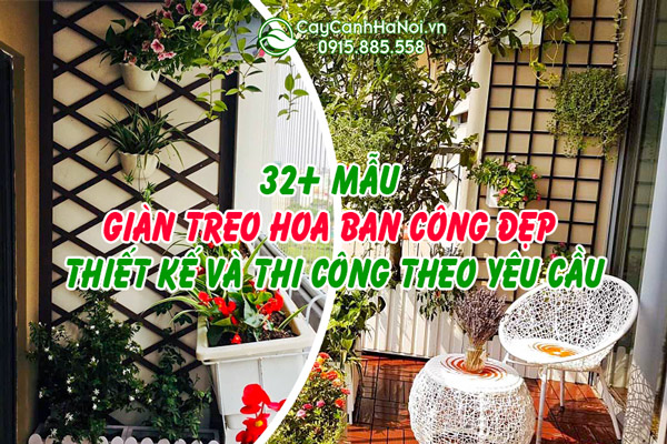 Giàn hoa ban công đẹp trang trí đẹp