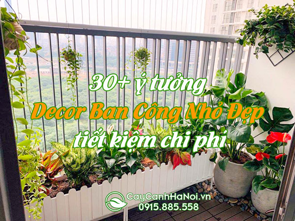 30+ ý tưởng decor ban công nhỏ đẹp tiết kiệm chi phí