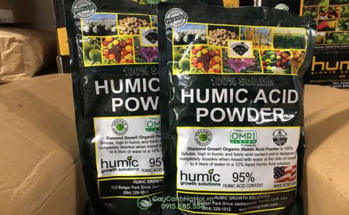 Cây Cảnh Hà Nội cam kết phân Humic Acid Powder nhập khẩu từ Mỹ