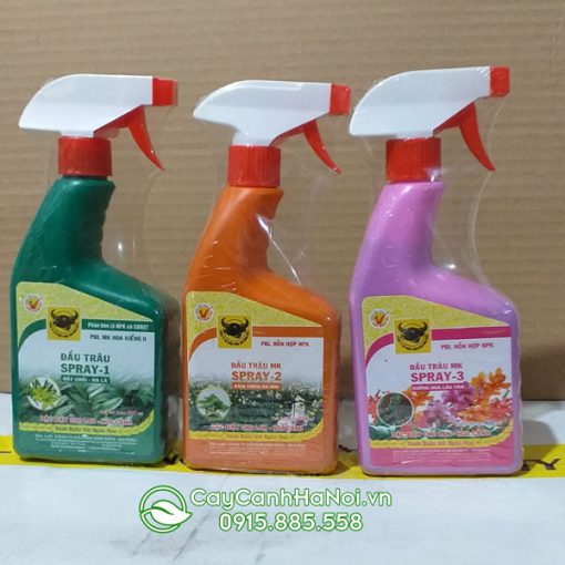 Nơi bán combo bộ ba phân bón đầu trâu Spray 123 tại Hà Nội