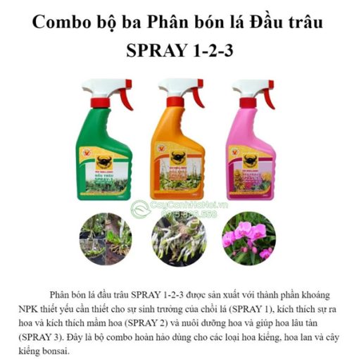 Nơi cung cấp phân bón lá Đầu Trâu Spray chính hãng