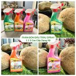 Combo Bộ Ba Phân Bón Lá Đầu Trâu Spray 1 2 3