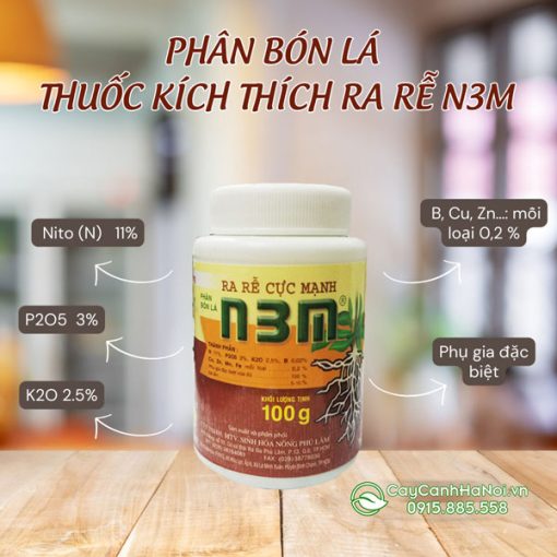 Thành phần bón lá N3M