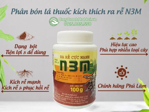 Ưu điểm phân bón lá kích rê N3M