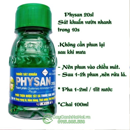 Ưu điểm vượt trội của dung dịch sát khuẩn Physan