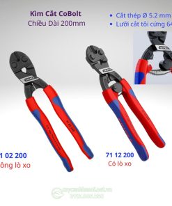 Đặc điểm kim kìm Knipex CoBolt dài 200mm