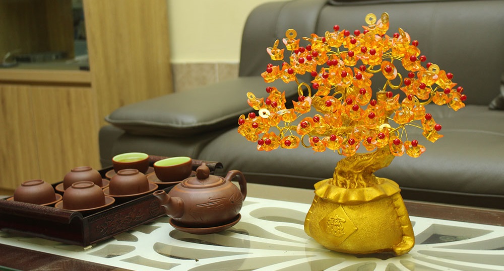 Cây giả không mang tác dụng phong thủy mạnh mẽ như cây thật