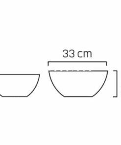 Chậu cây cảnh composite Brielle vân giả đá cao cấp