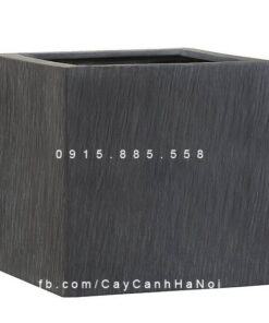 Chậu cây cảnh composite Esteras Clare vuông thấp