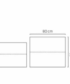 Chậu cây cảnh composite Esteras DALFSEN giả đá