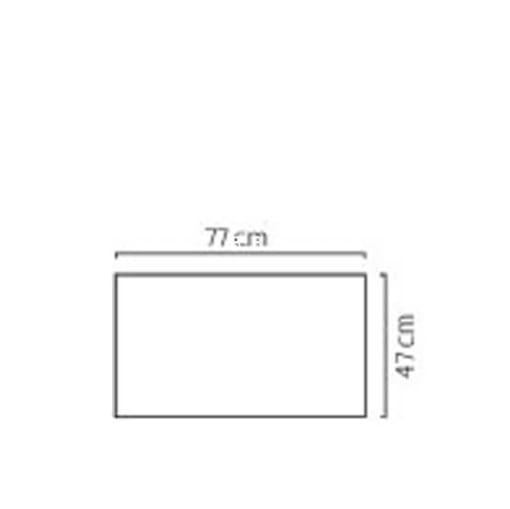 Chậu composite cây cảnh Esteras OSPEL chữ nhật dài