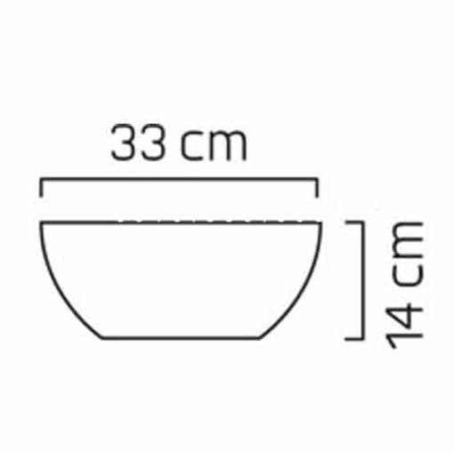 Chậu composite trồng cây Esteras vân đá đen COEVORDEN