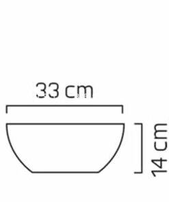 Chậu hoa composite Esteras Coevorden vân giả đá màu ghi