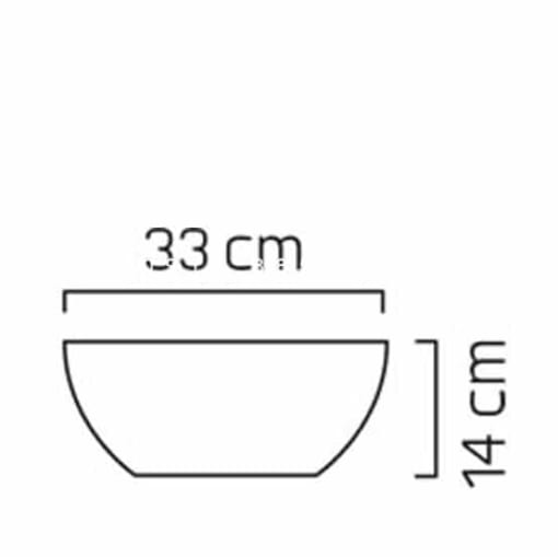 Chậu hoa composite Esteras Coevorden vân giả đá màu ghi