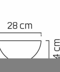 Chậu hoa nhựa composite LANARK vân đá đen