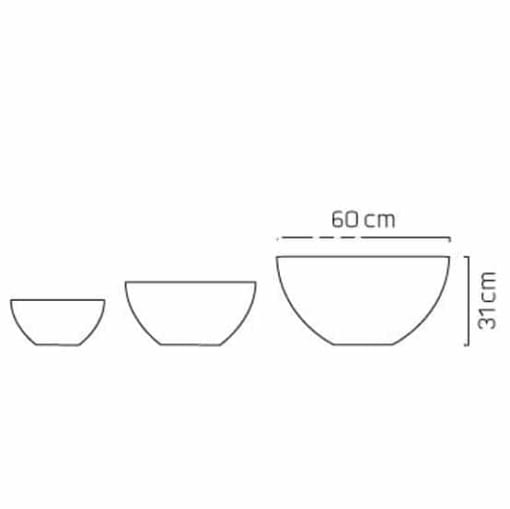 Chậu hoa trồng cây composite Esteras Bristol