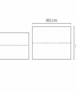 Chậu nhựa composite Esteras Bronley chữ nhật sang trọng