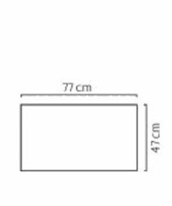 Chậu nhựa trồng cây composite Esteras Ospel vân giả đá