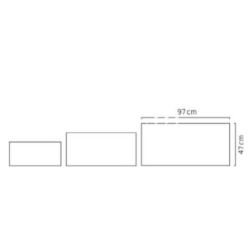 Chậu trồng cây composite Esteras Gillingham