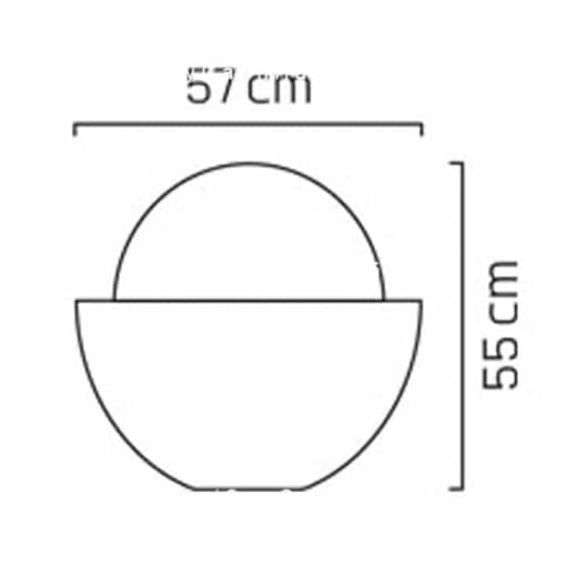 Đài phun nước Esteras GUAPI tròn màu đá đen