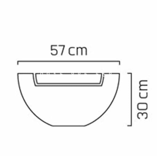 Thác nước trong nhà composite phong thủy LOA